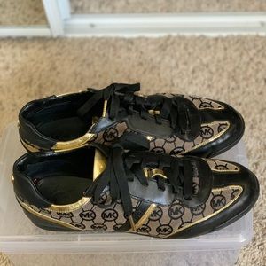 Michael Kors monogram sneakers size 10